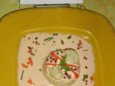 Recette Moelleux de choux-fleurs et saumon fumé