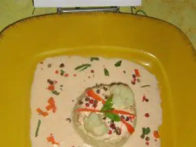 Recette Moelleux de choux-fleurs et saumon fumé