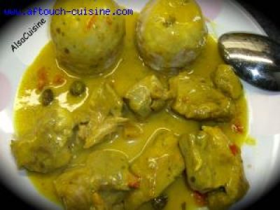 Recette Mon sauté de porc au curry