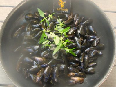 Recette Moules de bouchot en crème de verveine citronnelle