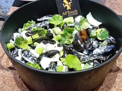Recette Moules de bouchot en marinière de capucines