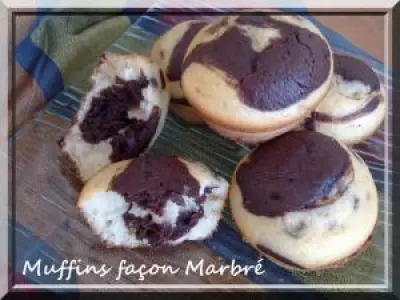 Recette Muffins façon Marbré