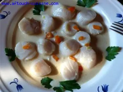 Recette Nage beurrée de St Jacques