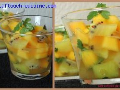 Recette Nage de fruits exotiques