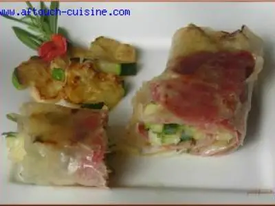 Recette Nems au jambon