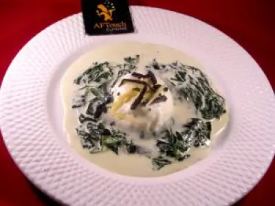 Recette Oeuf poché a la florentine