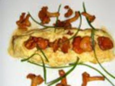 Recette Omelette aux  girolles
