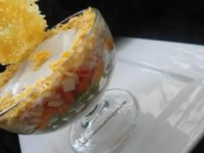 Recette Omelette légumes crabe