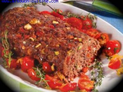 Recette Pain de viande grec aux poivrons