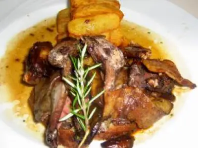 Recette Palombes rôties