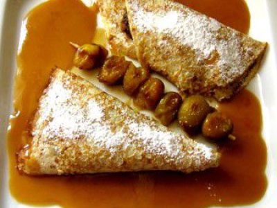 Recette Pannequets fourrés et caramel demi sel
