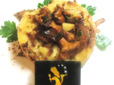 Recette Parmentière d'agneau du quercy et girolles