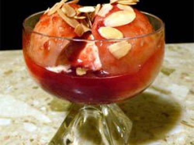 Recette Pêches Melba