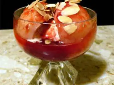 Recette Pêches Melba