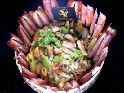 Recette Pennes couteaux et petits légumes