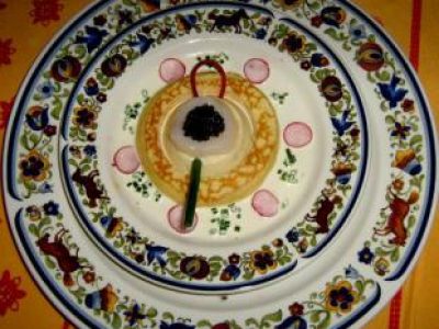 Recette Pétales de st-jacques au caviar d'Aquitaine