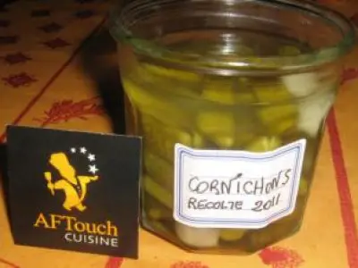 Recette Petits cornichons au vinaigre