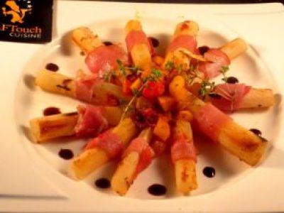 Recette Poêlée de scorsonères et jambon cru