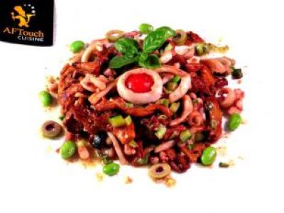 Recette Encornets et de Girolles Provençale