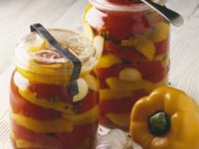 Recette Poivrons confits