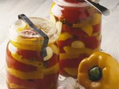 Recette Poivrons confits