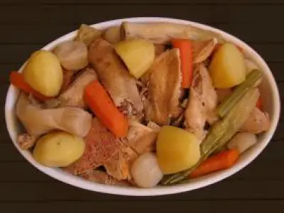 Recette Poule au pot a la Béarnaise