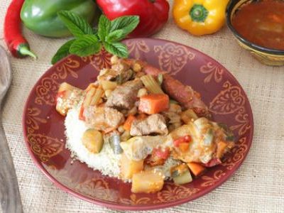 Recette Poulet à l'Oranaise