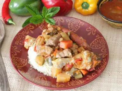 Recette Poulet à l'Oranaise