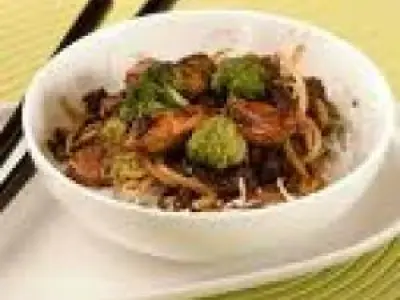 Recette Poulet au miel facon wok