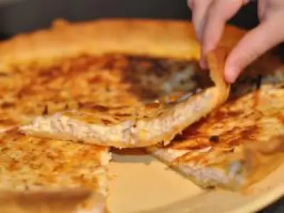 Recette Quiche express au poulet