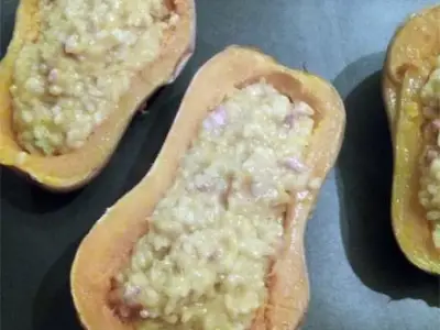 Recette Risotto à la courge butternut