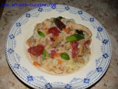 Recette Risotto d'autômne au poulet