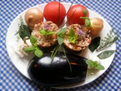 Recette Riz intégral gratiné aux légumes