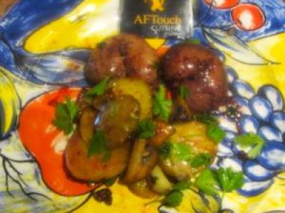 Recette Rognon d'agneau aux pommes de terre
