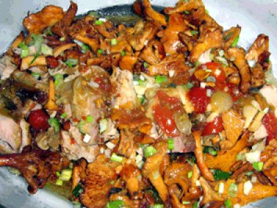 Recette Rouelle de Porc aux girolles