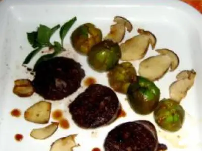 Recette Rouelles de Boudin de canard rôties