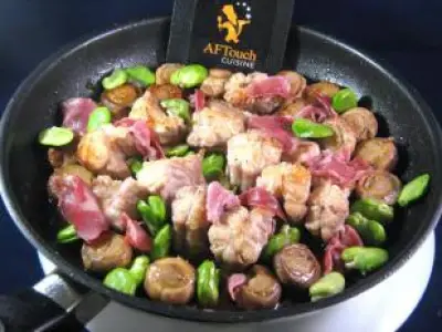 Recette Rouelles rôties de roussette