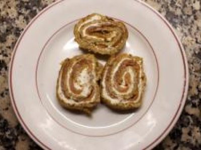 Recette Roulé de courgettes à la truite fumée