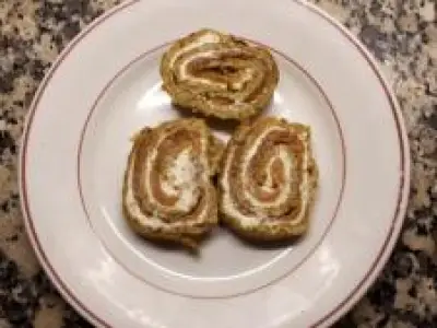 Recette Roulé de courgettes à la truite fumée