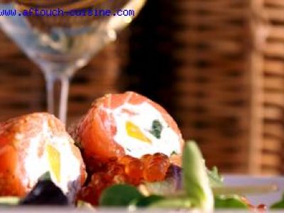 Recette Rouleaux de saumon