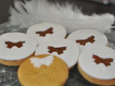 Recette Sablés marshmallow et  confiture de lait.