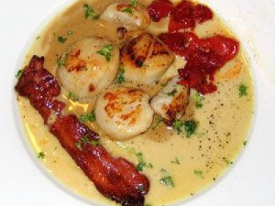 Recette Saint-Jacques à la réglisse