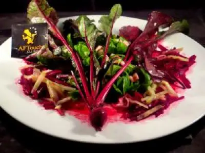 Recette Salade mache céleri betterave