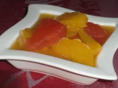 Recette Salade d'agrumes à l'orange