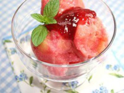 Recette Sorbet de framboise