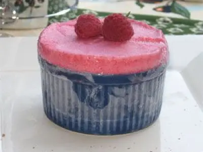 Recette Soufflé glacé aux framboises