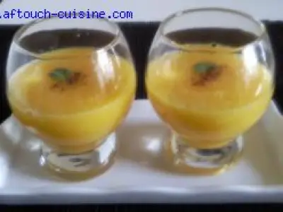 Recette Soupe de mangues épicée