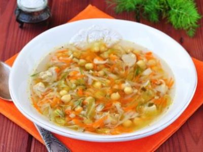 Recette Soupe de pois chiches