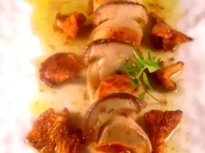 Recette St jacques girolles et cèpes