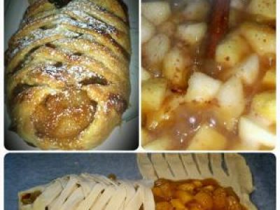 Recette Strüdel tresse pomme-poire